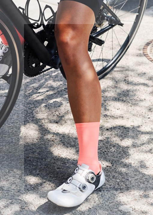 Athletic sock - Woman bicycle